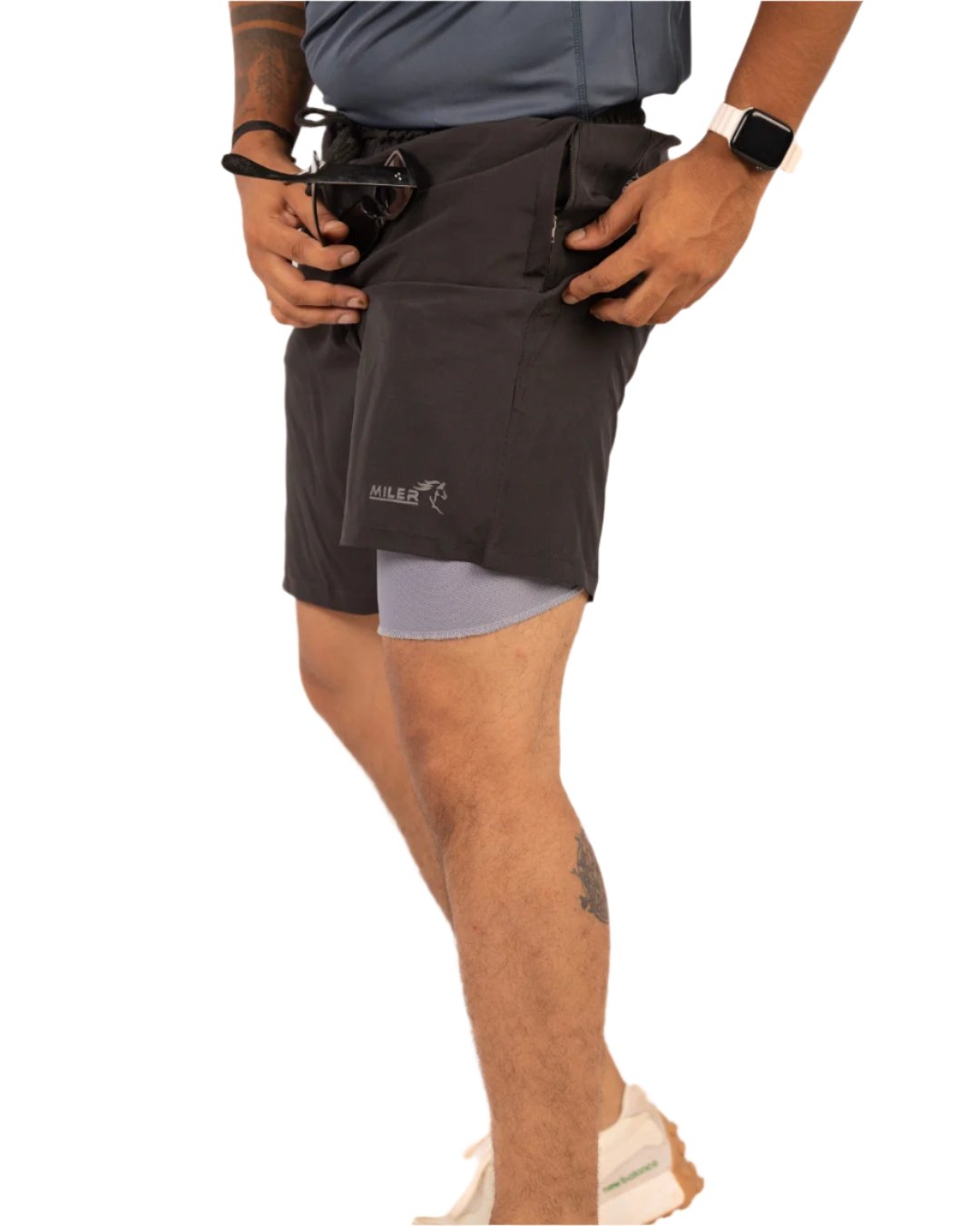 2 in 1 Active Dual Layer Flex Shorts