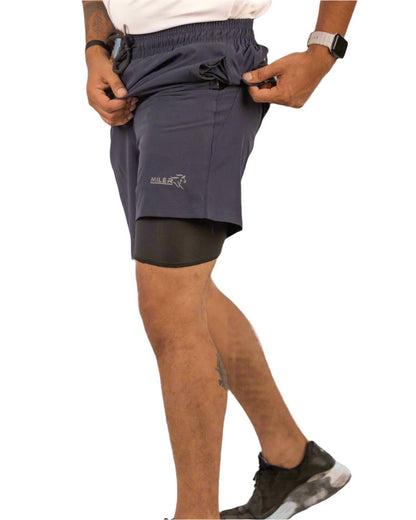 2 in 1 Active Dual Layer Flex Shorts